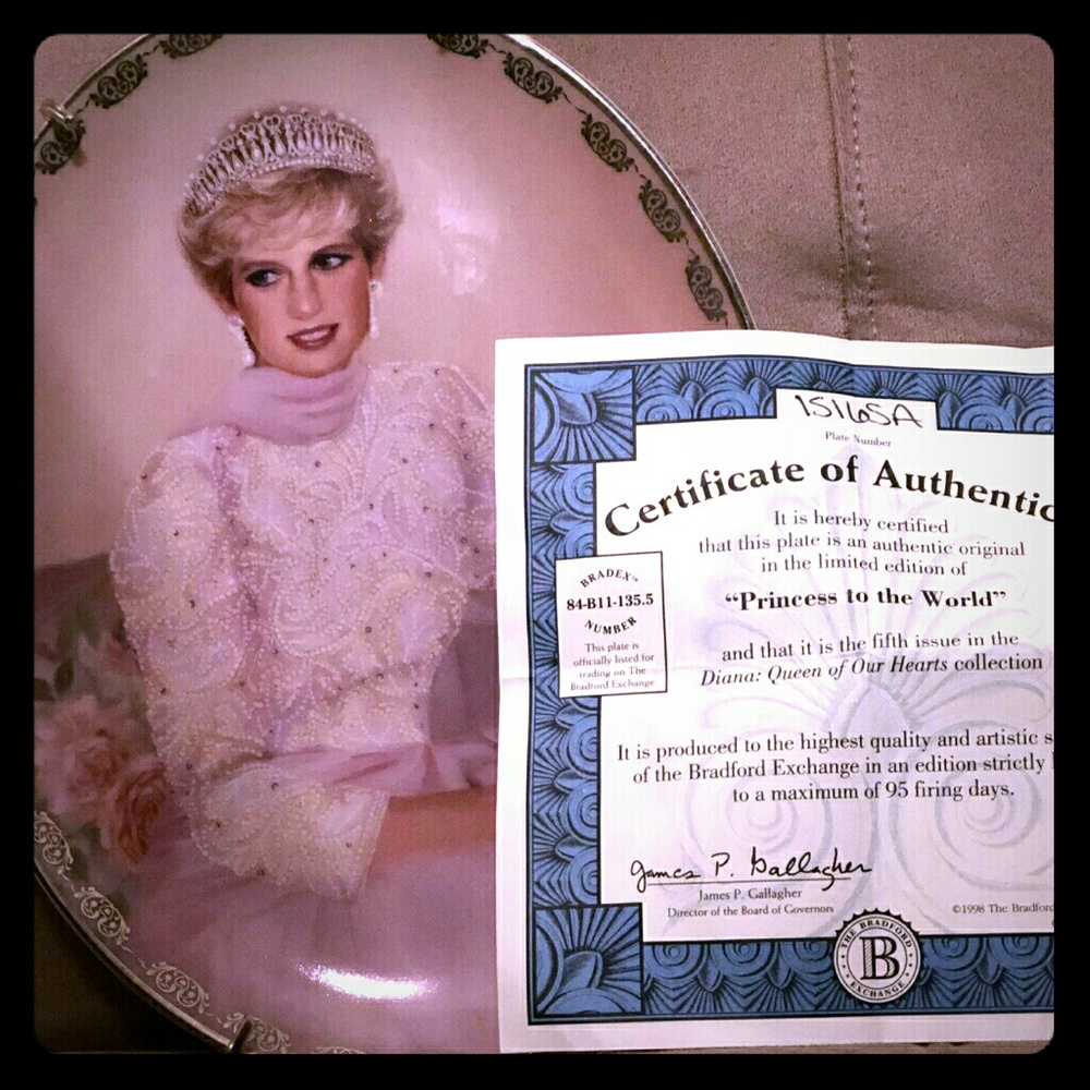 Gorgeous Princess Diana Collectible